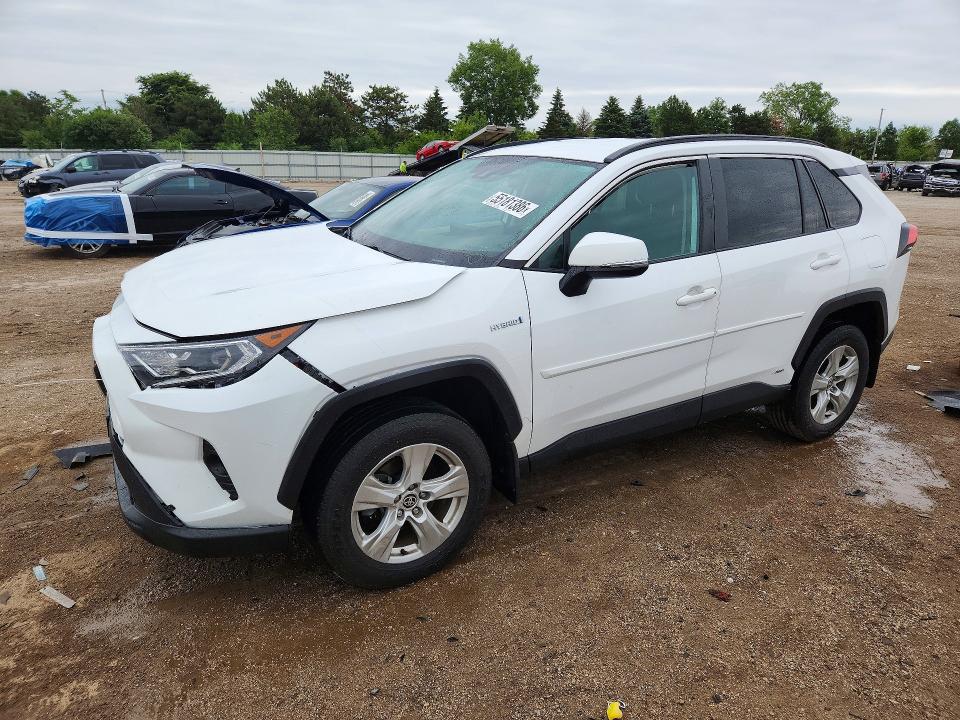 2021 Toyota Rav 4 VIN 2T3R6RFV8MW014176 — COPART salvage auction photo
