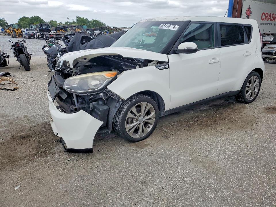 2014 Kia Soul VIN KNDJP3A53E7017806 COPART salvage auction — FRONT END, Fl - Cert Of Title Slvg Rebuildable, sold $750 on 2026-07-24 (photo 1)