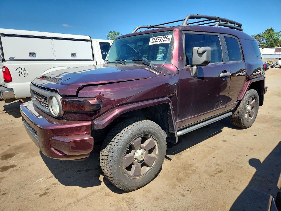 2007 Toyota Fj cruiser VIN JTEBU11F670049134 COPART salvage auction — MECHANICAL, Ct - Certificate Of Title, sold $2,500 on 2026-07-10 (photo 1)
