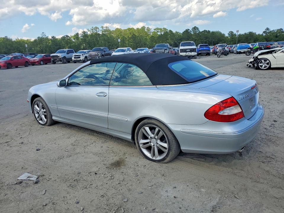 2009 Mercedes-benz Clk-klasse VIN WDBTK56F99T109602 COPART salvage auction — MECHANICAL, Ga - Cert Of Title-Salvage, sold $875 on 2026-08-03 (photo 2)