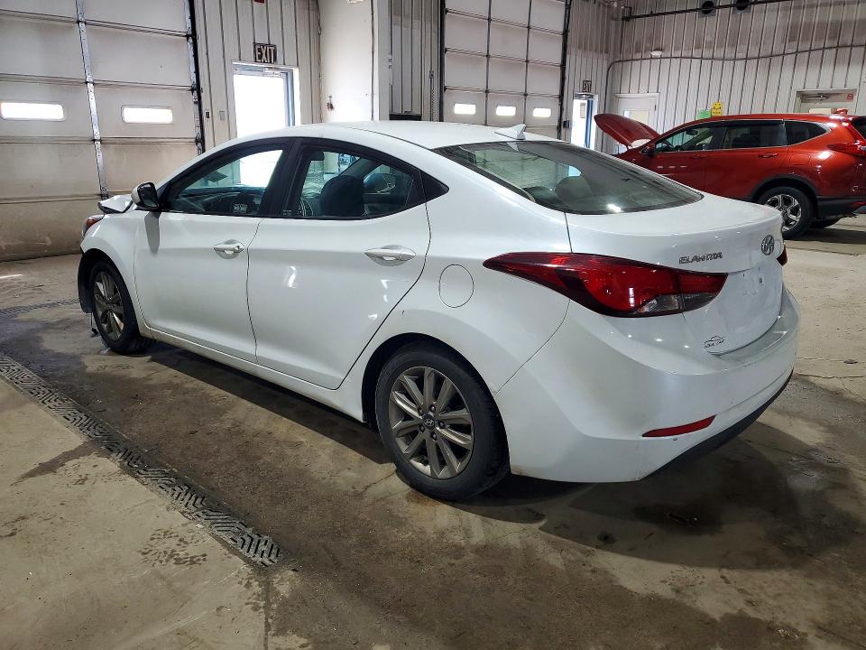 2016 Hyundai Elantra VIN 5NPDH4AE3GH746791 COPART salvage auction — FRONT END, Pa - Certificate Of Salvage, sold $700 on 2026-07-06 (photo 2)