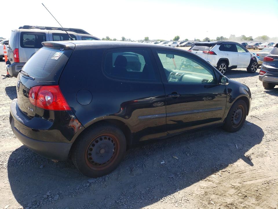 2007 Volkswagen Rabbit VIN WVWAS71K67W043739 COPART salvage auction — MINOR DENT/SCRATCHES, Ca - Dis/Dlr/Exp Only Clean Title, sold $100 on 2026-08-13 (photo 3)