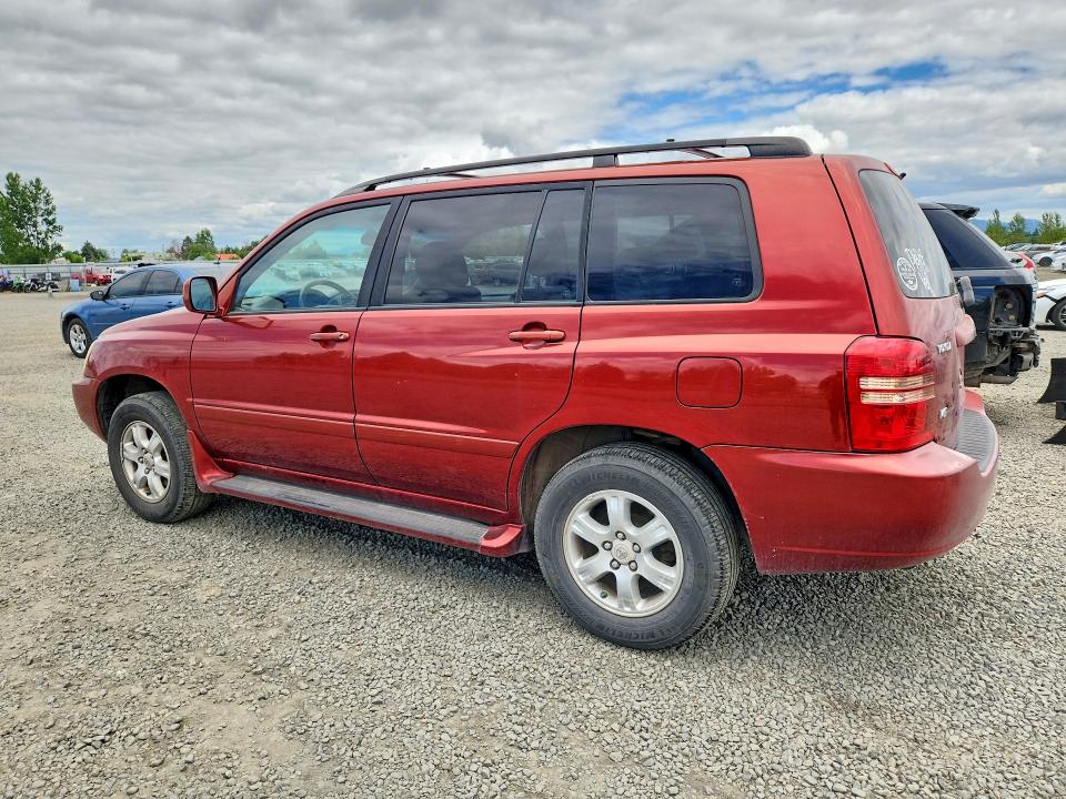 2001 Toyota Highlander VIN JTEHF21A610023316 COPART salvage auction — SIDE, Or - Salvage Title Certificate, sold $575 on 2026-07-14 (photo 2)