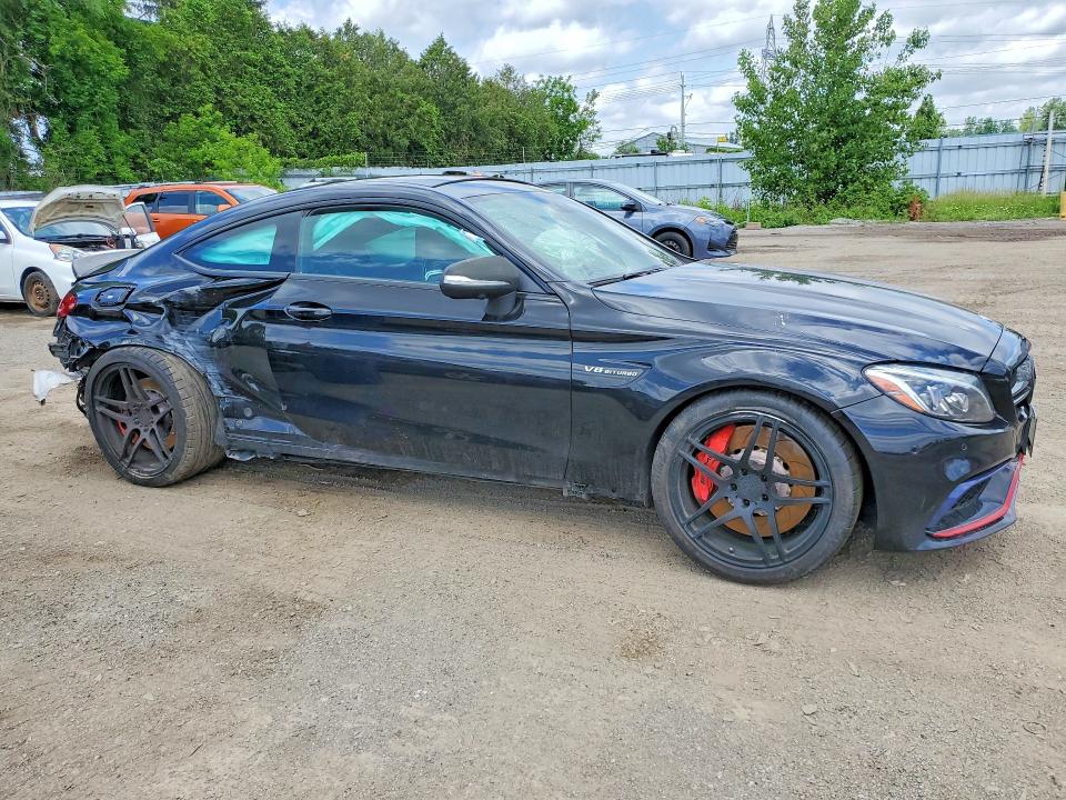 2018 Mercedes-benz C-klasse amg VIN WDDWJ8HB7JF638536 COPART salvage auction — SIDE, On - Permit No Brand - Unfit, sold $21,750 on 2026-07-23 (photo 4)