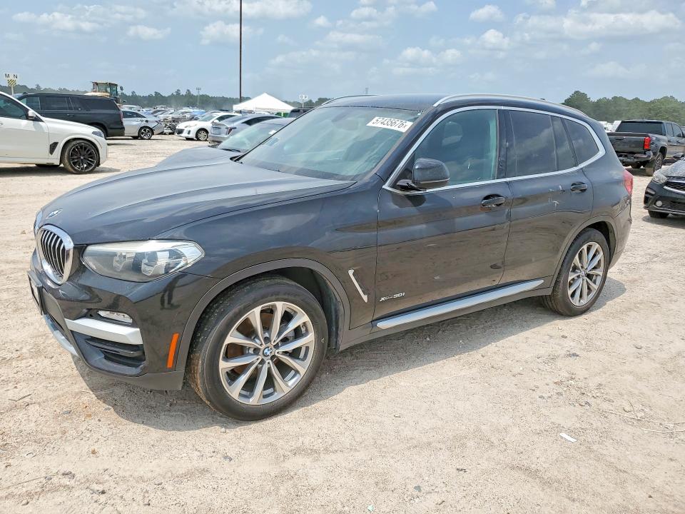2018 BMW X3 VIN 5UXTR9C51JLD60457 COPART salvage auction — MINOR DENT/SCRATCHES, Tx - Certificate Of Title, sold $5,600 on 2026-07-02 (photo 1)