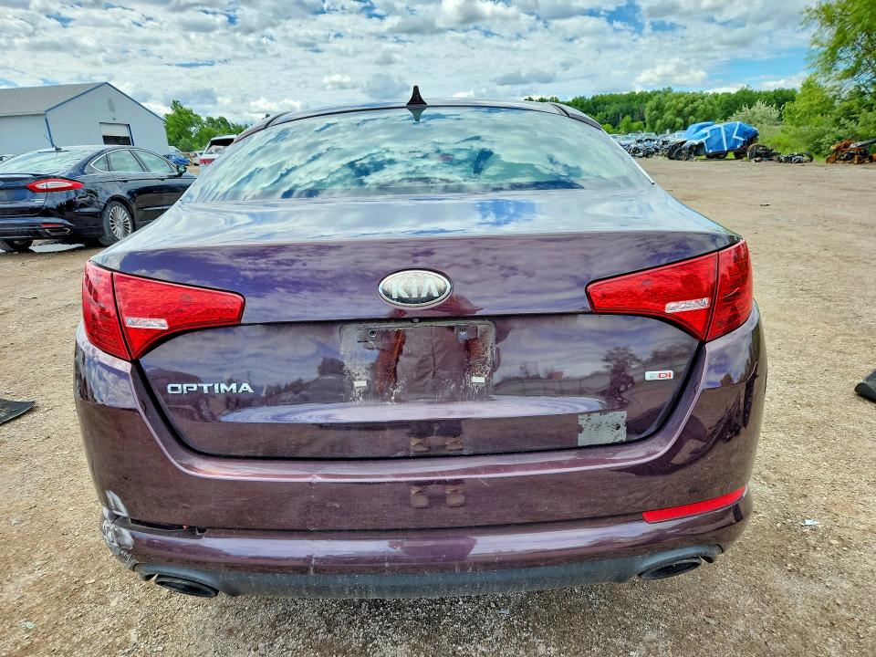 2013 Kia Optima VIN 5XXGM4A75DG198701 COPART salvage auction — FRONT END, Oh - Cert Of Title-Salvage, sold $325 on 2026-07-16 (photo 6)