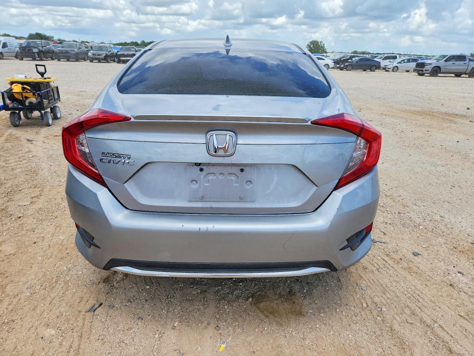 2019 Honda Civic VIN 19XFC1F38KE212325 COPART salvage auction — FRONT END, Tx - Salvage Title-Flood Damage, sold $3,000 on 2026-07-02 (photo 6)