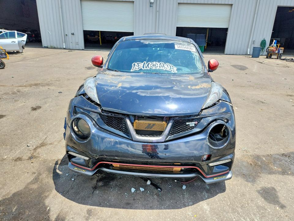 2014 Nissan Juke VIN JN8DF5MV1ET150051 COPART salvage auction — REAR END, Fl - Cert Of Title Slvg Rebuildable, sold $25 on 2026-07-27 (photo 5)