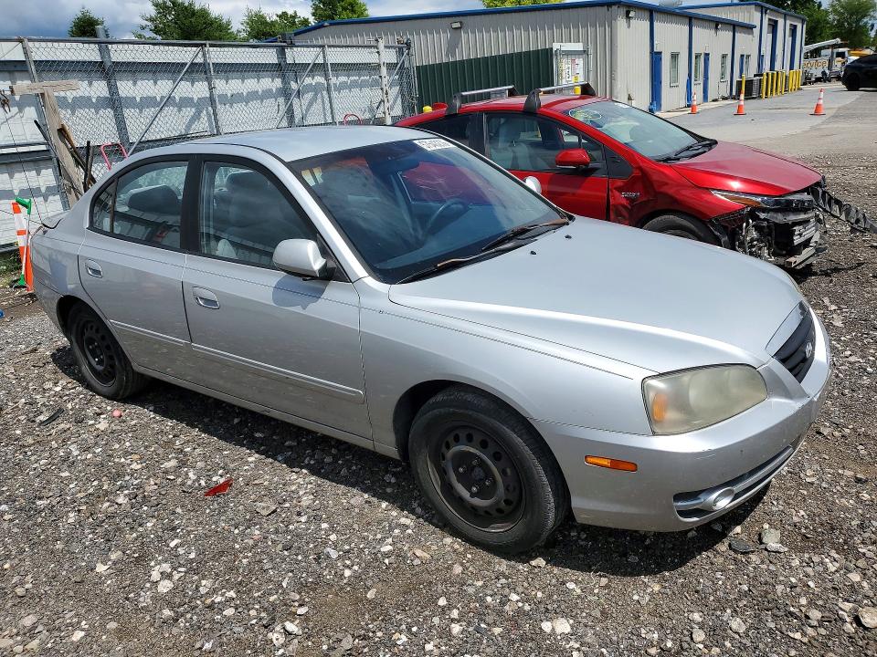 2006 Hyundai Elantra VIN KMHDN46D16U378443 COPART salvage auction — REAR END, Md - Cert Of Salvage > 75% Damage, sold $225 on 2026-07-06 (photo 4)