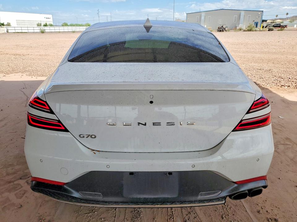 2022 Genesis Gv70 VIN KMTG34TA9NU098528 COPART salvage auction — FRONT END, Az - Cert Of Title - Salvage, sold $6,900 on 2026-07-07 (photo 6)