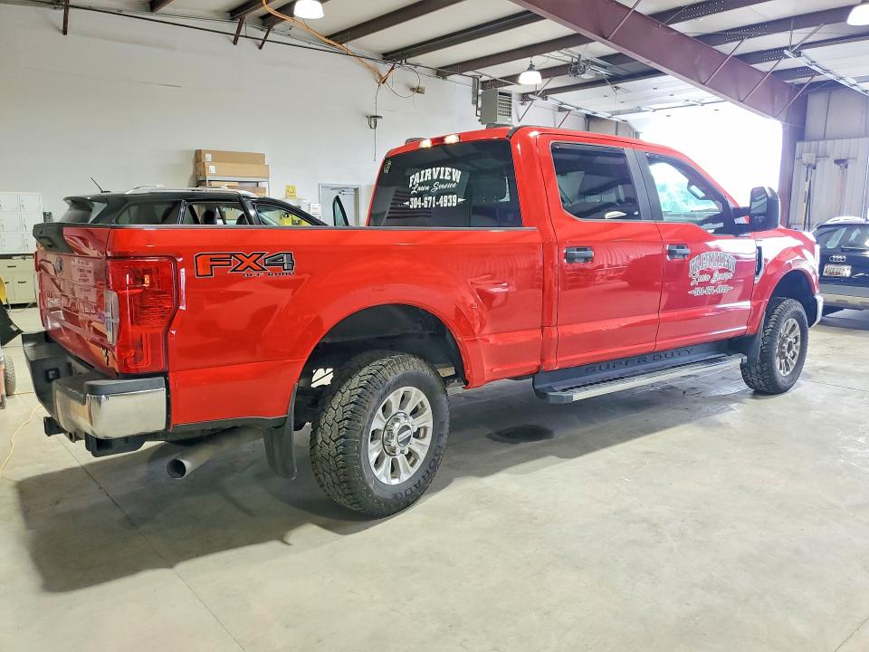 2021 Ford F250 VIN 1FT7W2B62MEC80572 COPART salvage auction — SIDE, Pa - Certificate Of Salvage, sold $7,700 on 2026-07-02 (photo 3)