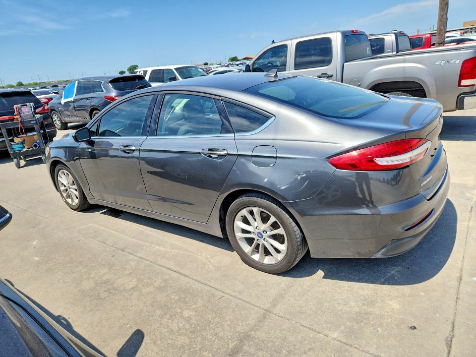 2020 Ford Fusion VIN 3FA6P0HD1LR168317 COPART salvage auction — SIDE, Tx - Certificate Of Title (P), sold $5,500 on 2026-07-09 (photo 2)