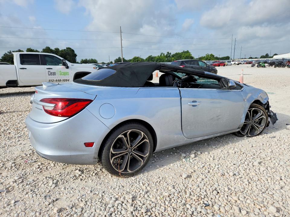 2016 Buick Cascada VIN W04WT3N50GG076952 COPART salvage auction — ROLLOVER, Tx - Salvage Vehicle Title, sold $90 on 2026-08-27 (photo 3)