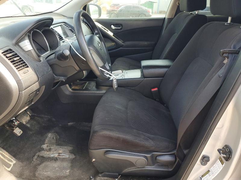 2014 Nissan Murano VIN JN8AZ1MW6EW522610 COPART salvage auction — MECHANICAL, Ok - Cert Of Title-Repossession, sold $500 on 2026-07-31 (photo 7)