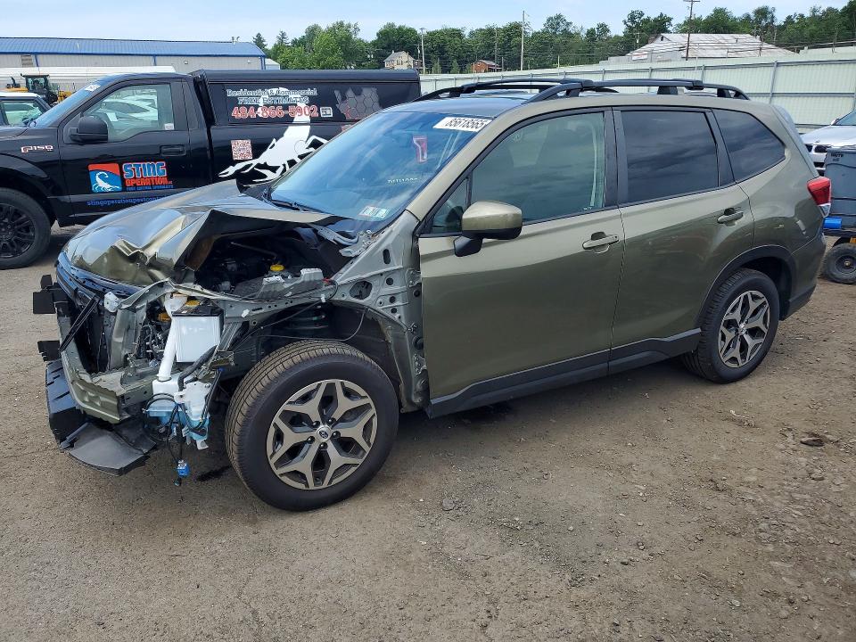 2022 Subaru Forester VIN JF2SKADC7NH450686 COPART salvage auction — FRONT END, Pa - Certificate Of Salvage, sold $6,700 on 2026-07-14 (photo 1)