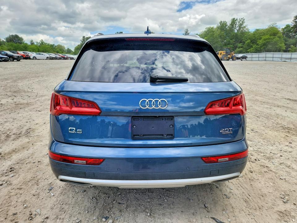 2018 Audi Q5 VIN WA1BNAFY3J2233965 COPART salvage auction — FRONT END, Ma - Certificate Of Title, sold $5,100 on 2026-07-30 (photo 6)