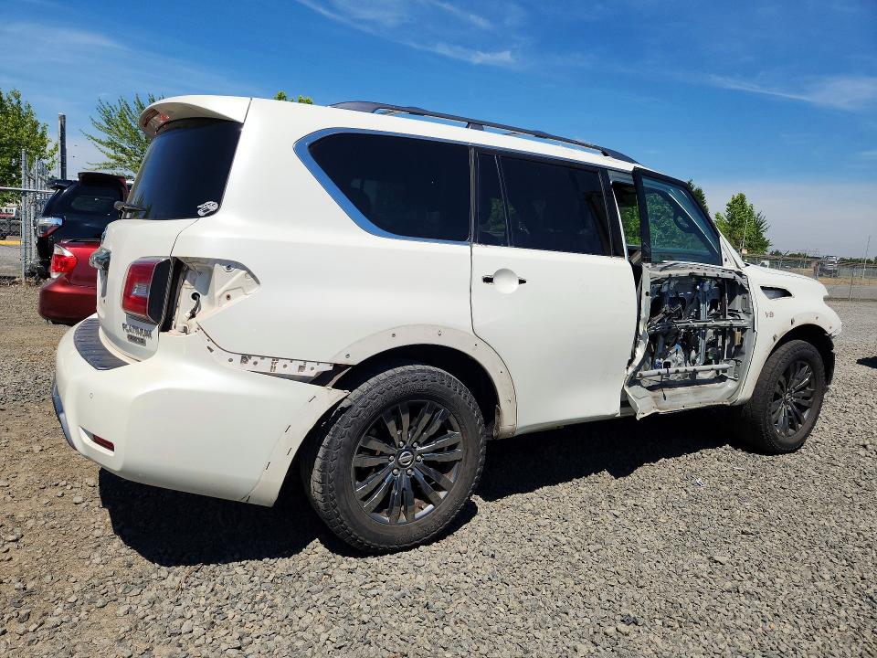 2018 Nissan Armada VIN JN8AY2NE7J9733628 COPART salvage auction — SIDE, Or - Salvage Title Certificate, sold $1,800 on 2026-07-21 (photo 3)