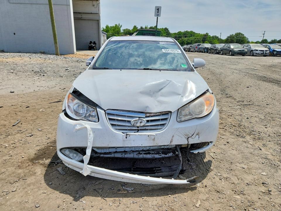 2010 Hyundai Elantra VIN KMHDU4AD7AU083947 COPART salvage auction — FRONT END, Va - Cert Of Title - Salvage, sold $325 on 2026-07-22 (photo 5)