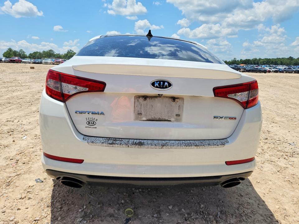 2012 Kia Optima VIN 5XXGR4A65CG065749 COPART salvage auction — FRONT END, Fl - Cert Of Title Slvg Rebuildable, sold $725 on 2026-07-10 (photo 6)