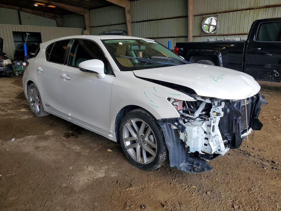2015 Lexus Ct VIN JTHKD5BH0F2231408 COPART salvage auction — FRONT END, Tx - Salvage Vehicle Title, sold $3,750 on 2026-07-30 (photo 4)