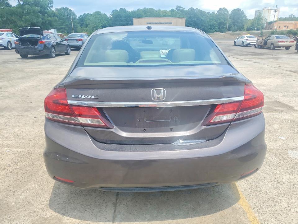 2014 Honda VIN 2HGFB2F99EH505819 COPART salvage auction — FRONT END, Sc - Cert Of Title-Salvage, sold $825 on 2026-07-31 (photo 6)