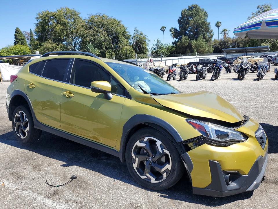 2021 Subaru VIN JF2GTHMC1MH346625 COPART salvage auction — UNDERCARRIAGE, Ca - Salvage Certificate, sold $1,900 on 2026-07-25 (photo 4)
