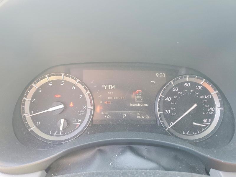 2021 Toyota VIN 5TDHZRBH0MS552567 COPART salvage auction — FRONT END, Ky - Cert Of Title-Salvage, sold $8,700 on 2026-07-24 (photo 9)