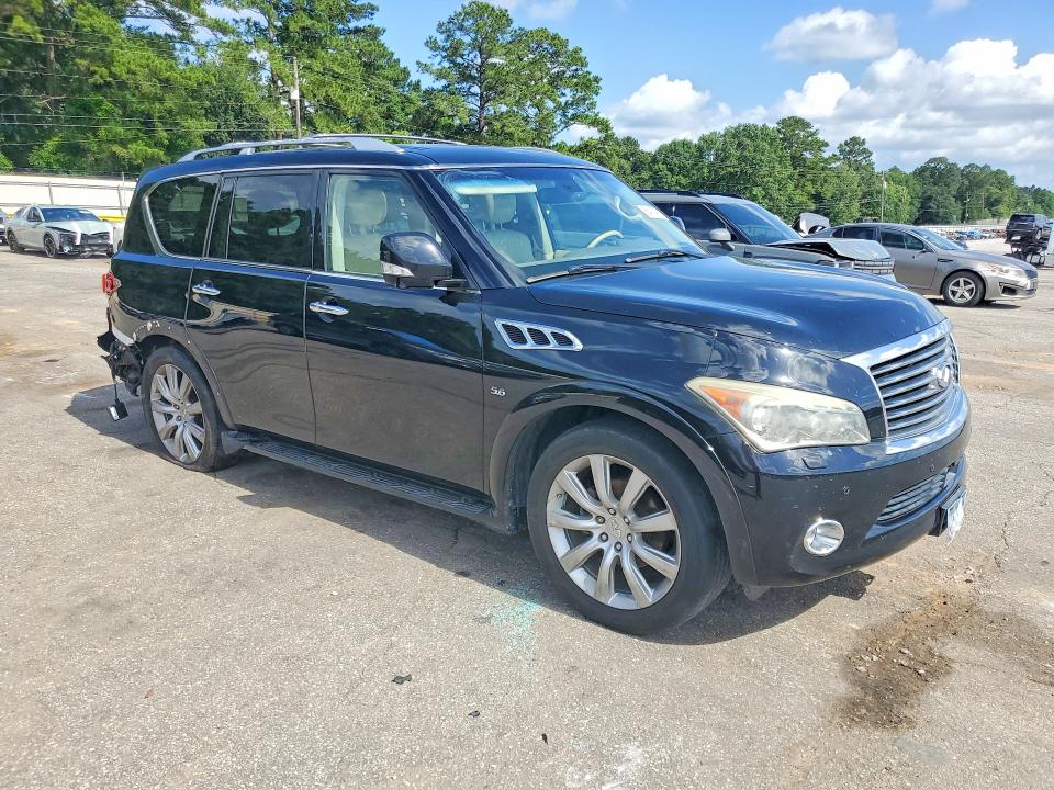 2014 Infiniti Qx80 VIN JN8AZ2NC6E9351785 COPART salvage auction — REAR END, Al - Cert Of Title-Salvage Title, sold $5,100 on 2026-07-20 (photo 4)