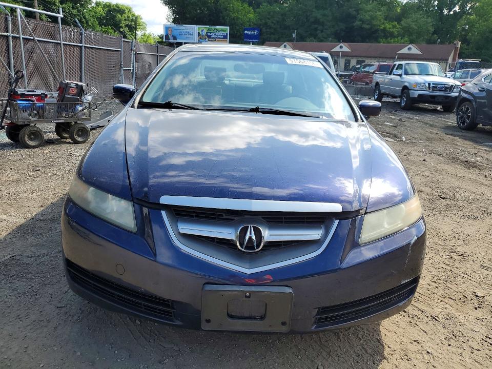 2006 Acura Tl VIN 19UUA66256A077400 COPART salvage auction — REAR END, Md - Cert Of Salvage > 75% Damage, sold $400 on 2026-07-09 (photo 5)
