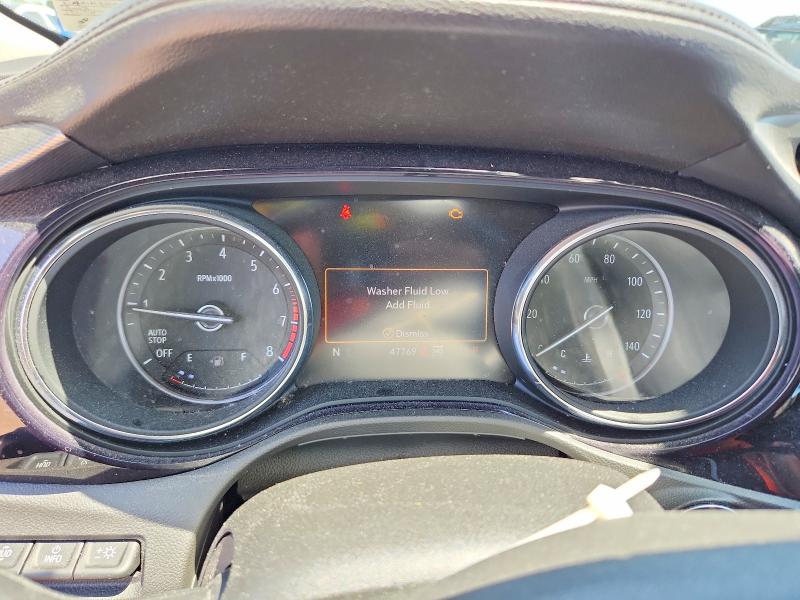 2020 Buick Encore VIN KL4MMGSL9LB126074 COPART salvage auction — FRONT END, VA - CERT OF TITLE - SALVAGE, sold $5,400 on 2026-07-29 (photo 9)