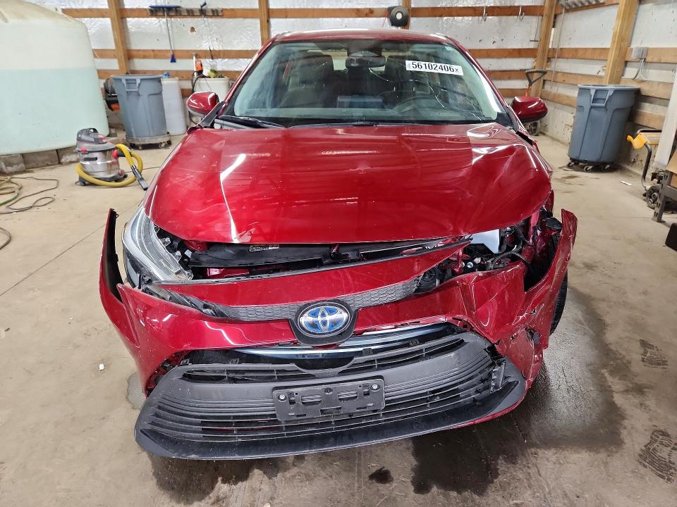 2024 Toyota Corolla VIN JTDBCMFE1RJ026687 COPART salvage auction — FRONT END, Il - Salvage Certificate, sold $5,900 on 2026-07-13 (photo 5)