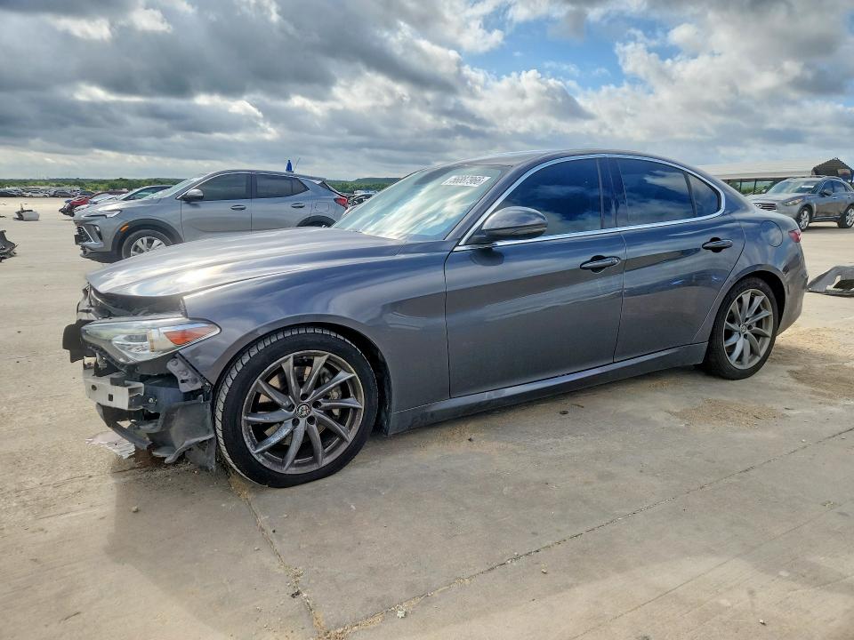 2017 Alfa romeo Giulia VIN ZARFAEBN5H7556407 COPART salvage auction — FRONT END, Tx - Salvage Vehicle Title, sold $175 on 2026-07-30 (photo 1)