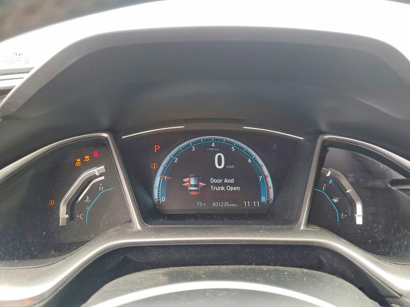 2018 Honda Civic VIN JHMFC1F77JX043706 COPART salvage auction — UNDERCARRIAGE, Ca - Salvage Certificate, sold $7,400 on 2026-07-02 (photo 9)