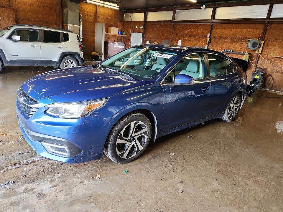 2022 Subaru LEGACY VIN 4S3BWGN6XN3010151 COPART salvage auction — REAR END, Pa - Certificate Of Salvage, sold $6,855 on 2026-07-03 (photo 1)