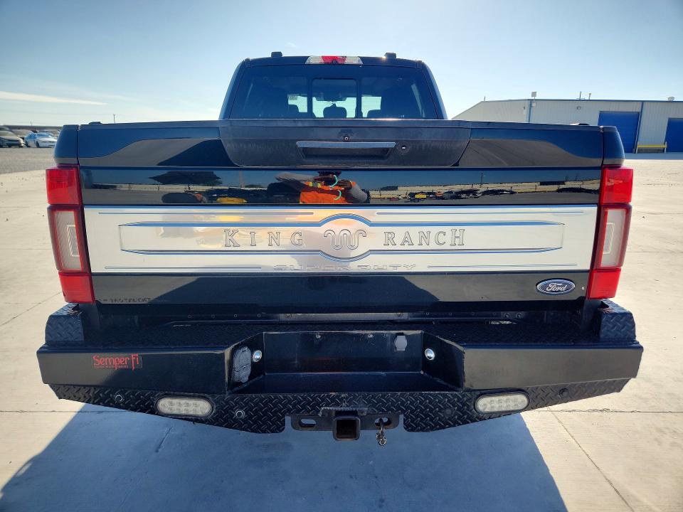 2020 Ford F250 VIN 1FT7W2BT8LED16351 COPART salvage auction — HAIL, Tx - Certificate Of Title, sold $11,000 on 2026-07-28 (photo 6)