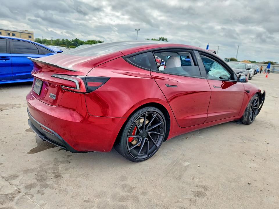 2024 Tesla Model 3 VIN 5YJ3E1ET5RF830219 COPART salvage auction — FRONT END, Tx - Salvage Vehicle Title, sold $16,100 on 2026-07-27 (photo 3)
