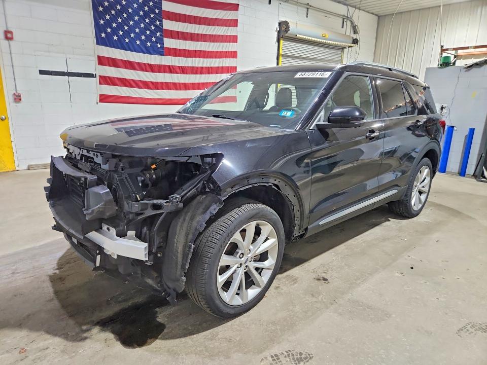 2022 Ford Explorer VIN 1FM5K8HC8NGA19953 COPART salvage auction — FRONT END, Nh - Cert Of Title-Salvage, sold $11,200 on 2026-07-30 (photo 1)