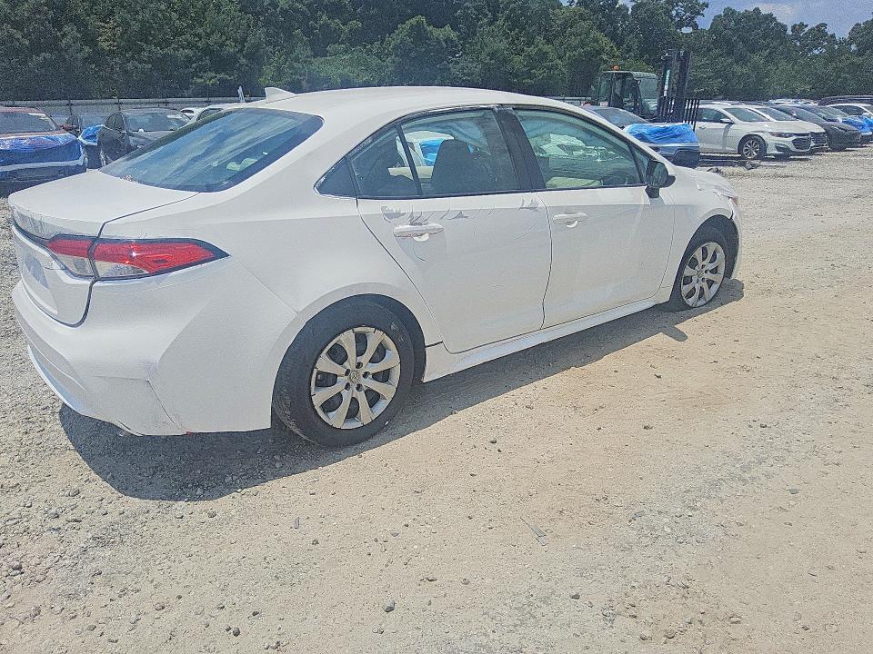 2022 Toyota Corolla VIN 5YFEPMAE9NP362408 COPART salvage auction — SIDE, Ga - Bill Of Sale - Parts Only, sold $3,050 on 2026-07-06 (photo 3)