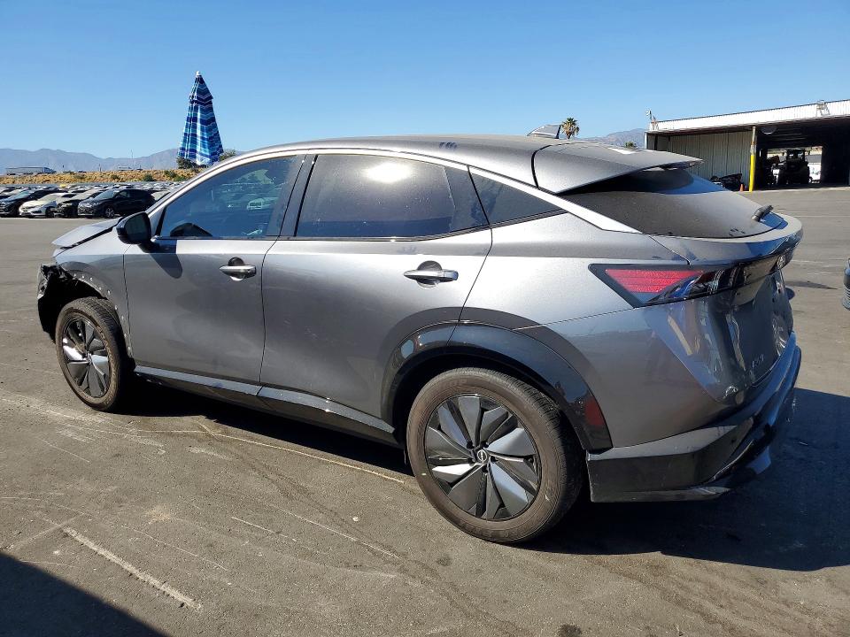 2025 Nissan Ariya VIN JN8BF0BE1SM464446 COPART salvage auction — FRONT END, Ca - Salvage Certificate, sold $5,500 on 2026-07-20 (photo 2)