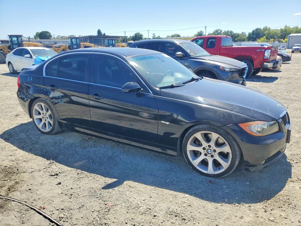 2007 BMW 3 series VIN WBAVB73567PA86433 COPART salvage auction — MECHANICAL, CA - SALVAGE CERTIFICATE, sold $1,600 on 2026-07-14 (photo 4)
