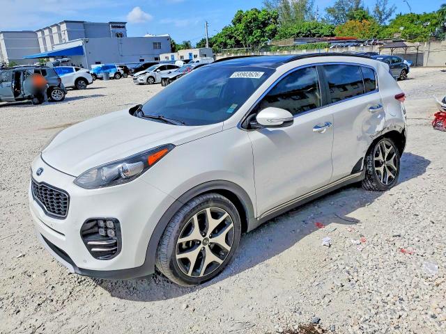 2018 Kia Sportage VIN KNDPR3A6XJ7404036 COPART salvage auction — SIDE, Fl - Cert Of Title Slvg Rebuildable, sold $4,500 on 2026-07-10 (photo 1)