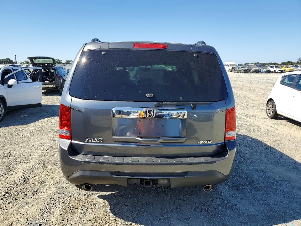 2013 Honda Pilot VIN 5FNYF4H50DB066550 COPART salvage auction — FRONT END, Ca - Salvage Certificate, sold $1,250 on 2026-07-02 (photo 6)