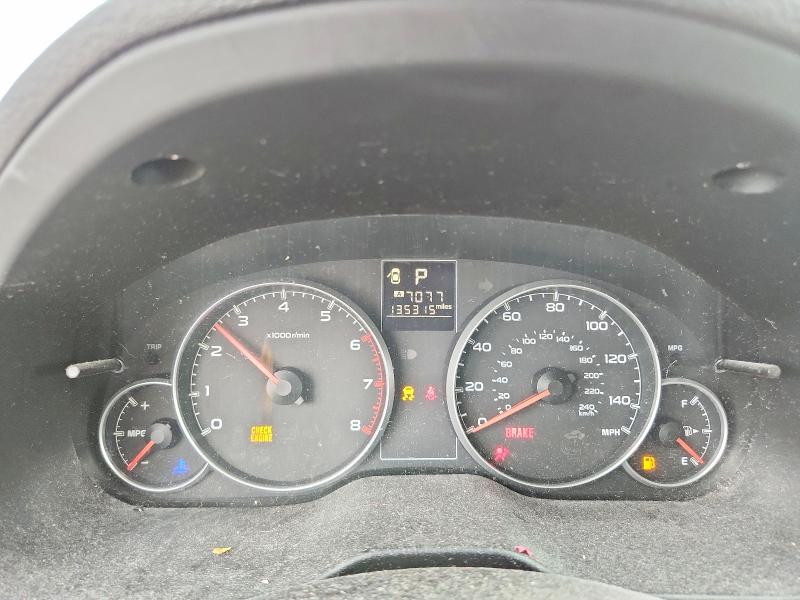 2013 Subaru VIN 4S4BRCBC1D3264951 COPART salvage auction — FRONT END, Tn - Salvage Certificate, sold $925 on 2026-08-03 (photo 9)
