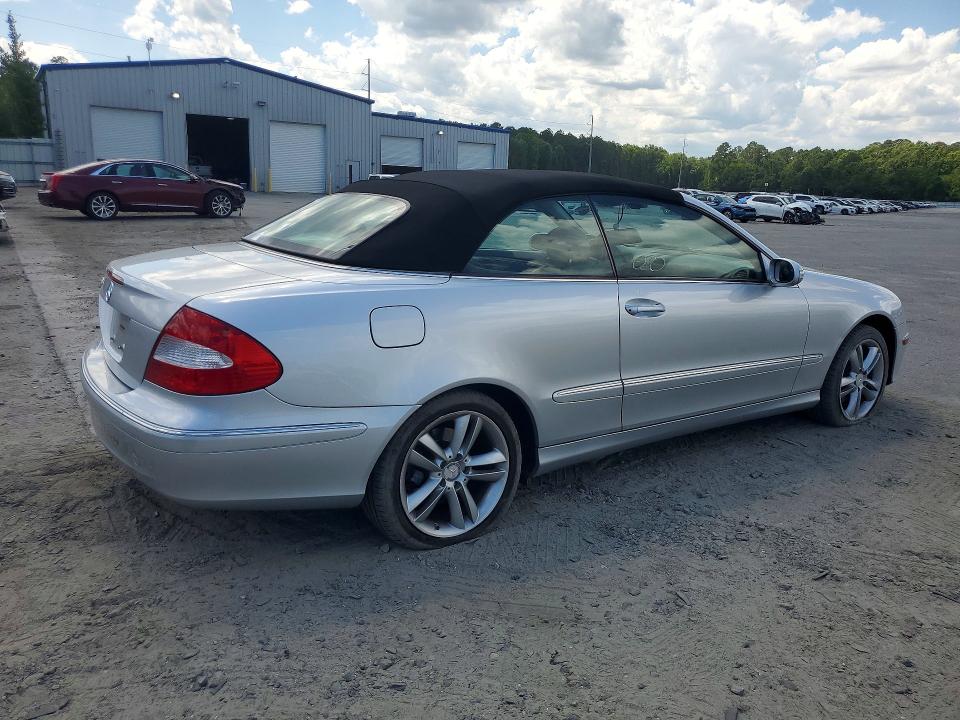 2009 Mercedes-benz Clk-klasse VIN WDBTK56F99T109602 COPART salvage auction — MECHANICAL, Ga - Cert Of Title-Salvage, sold $875 on 2026-08-03 (photo 3)