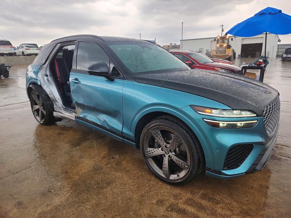 2024 Genesis Gv70 VIN 5NMMADTB1RH004610 COPART salvage auction — SIDE, Tx - Salvage Vehicle Title, sold $13,600 on 2026-07-16 (photo 4)