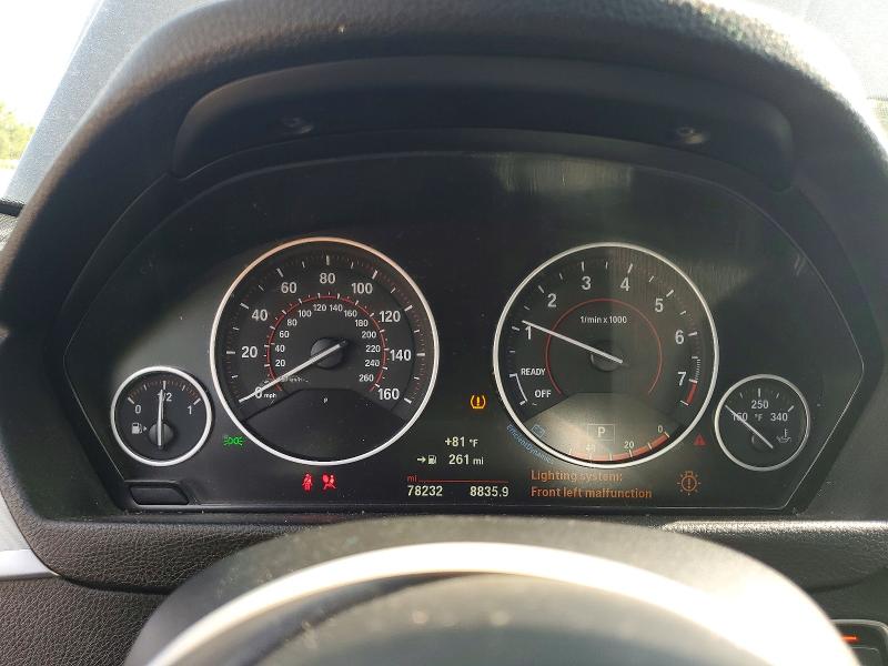 2018 BMW 3er VIN WBA8B9G50JNU98382 COPART salvage auction — FRONT END, SC - CERT OF TITLE-SALVAGE, sold $10,100 on 2026-07-24 (photo 9)