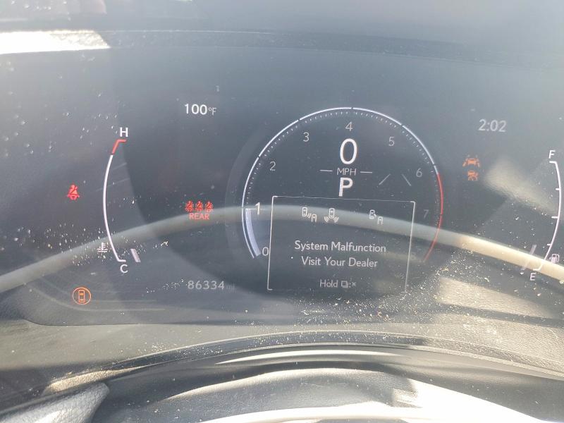 2022 Lexus Nx VIN 2T2HGCEZ0NC008180 COPART salvage auction — FRONT END, Nj - Cert Of Title-Salvage, sold $8,700 on 2026-07-30 (photo 9)