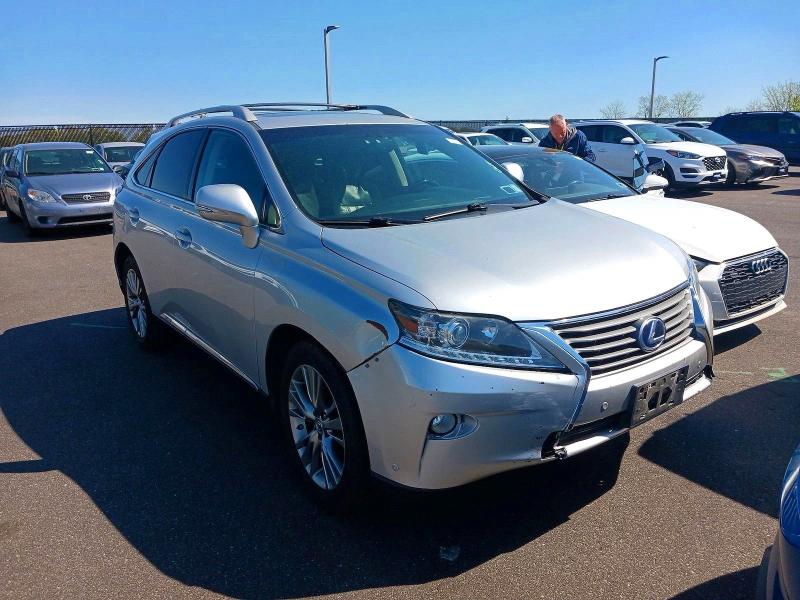 2013 Lexus Rx VIN JTJBC1BA2D2442507 COPART salvage auction — MINOR DENT/SCRATCHES, Ny - Certificate Of Title (P), sold $5,900 on 2026-07-09 (photo 1)