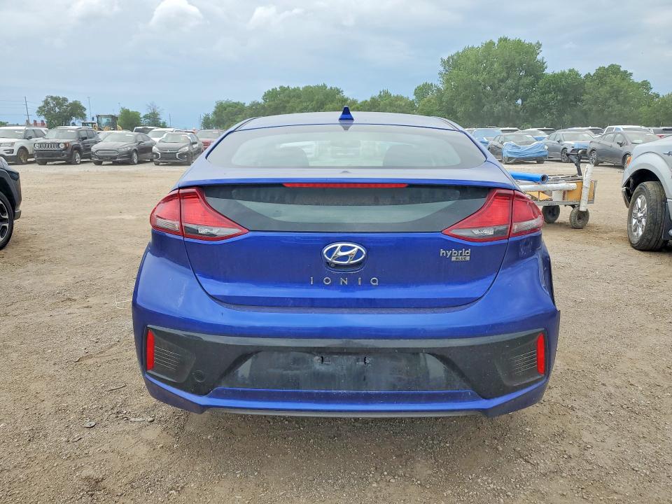 2019 Hyundai Ioniq VIN KMHC65LC1KU129290 COPART salvage auction — REAR END, Ia - Certificate Of Title, sold $1,950 on 2026-07-06 (photo 6)