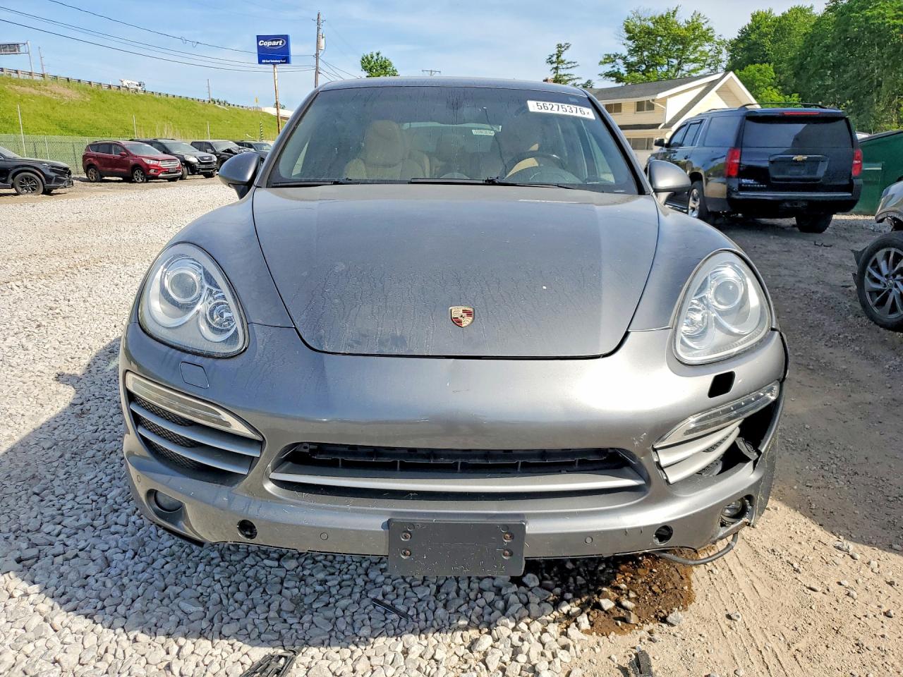 2014 Porsche Cayenne VIN WP1AA2A27ELA94704 COPART salvage auction — Front End, OH - CERTIFICATE OF TITLE, sold $875 on 2026-07-01 (photo 5)